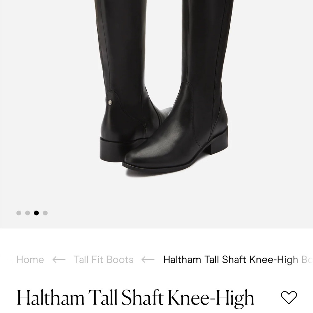 Black Knee-High Boots BRAND NEW